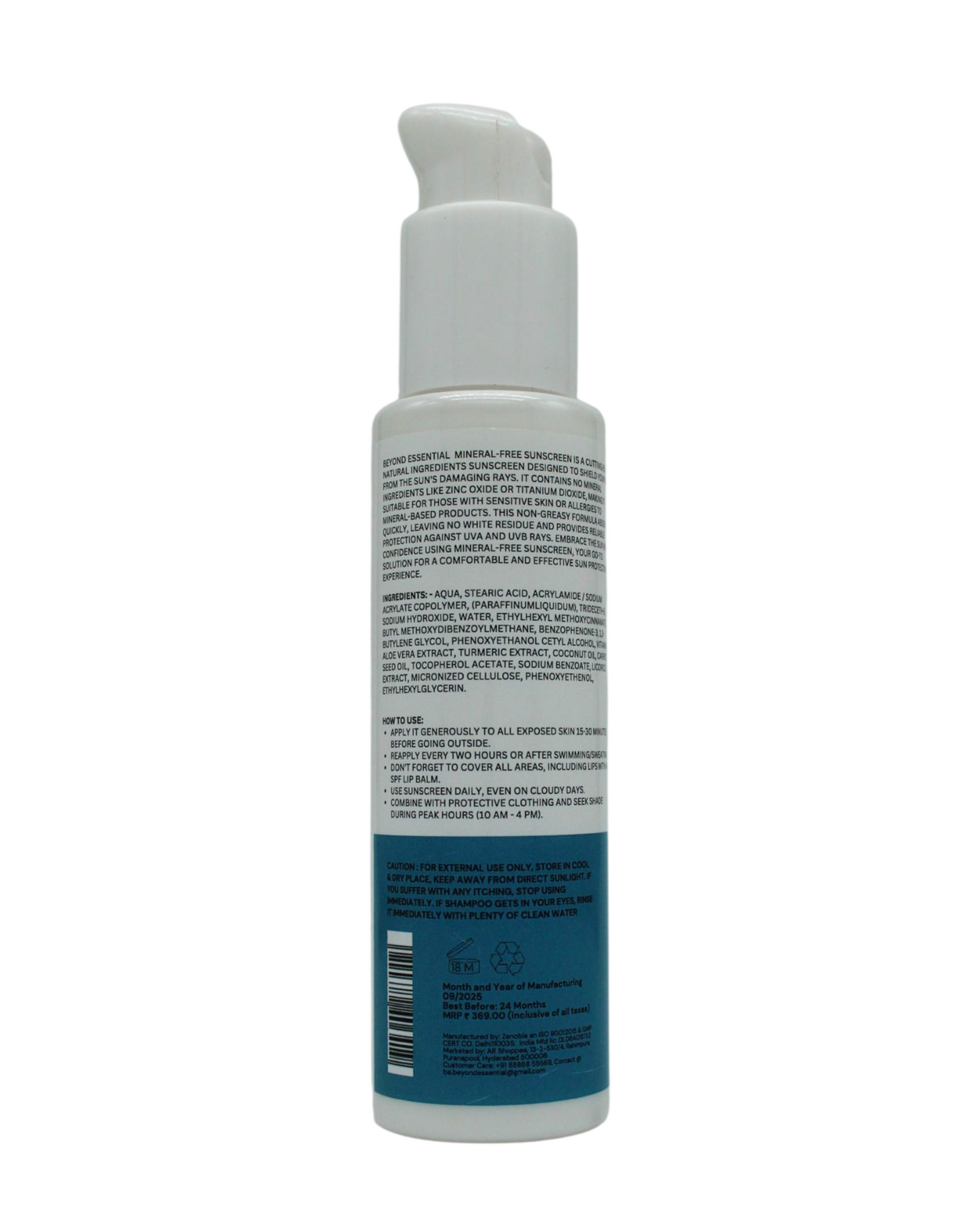 SUNSCREEN - SPF 50 PA+++