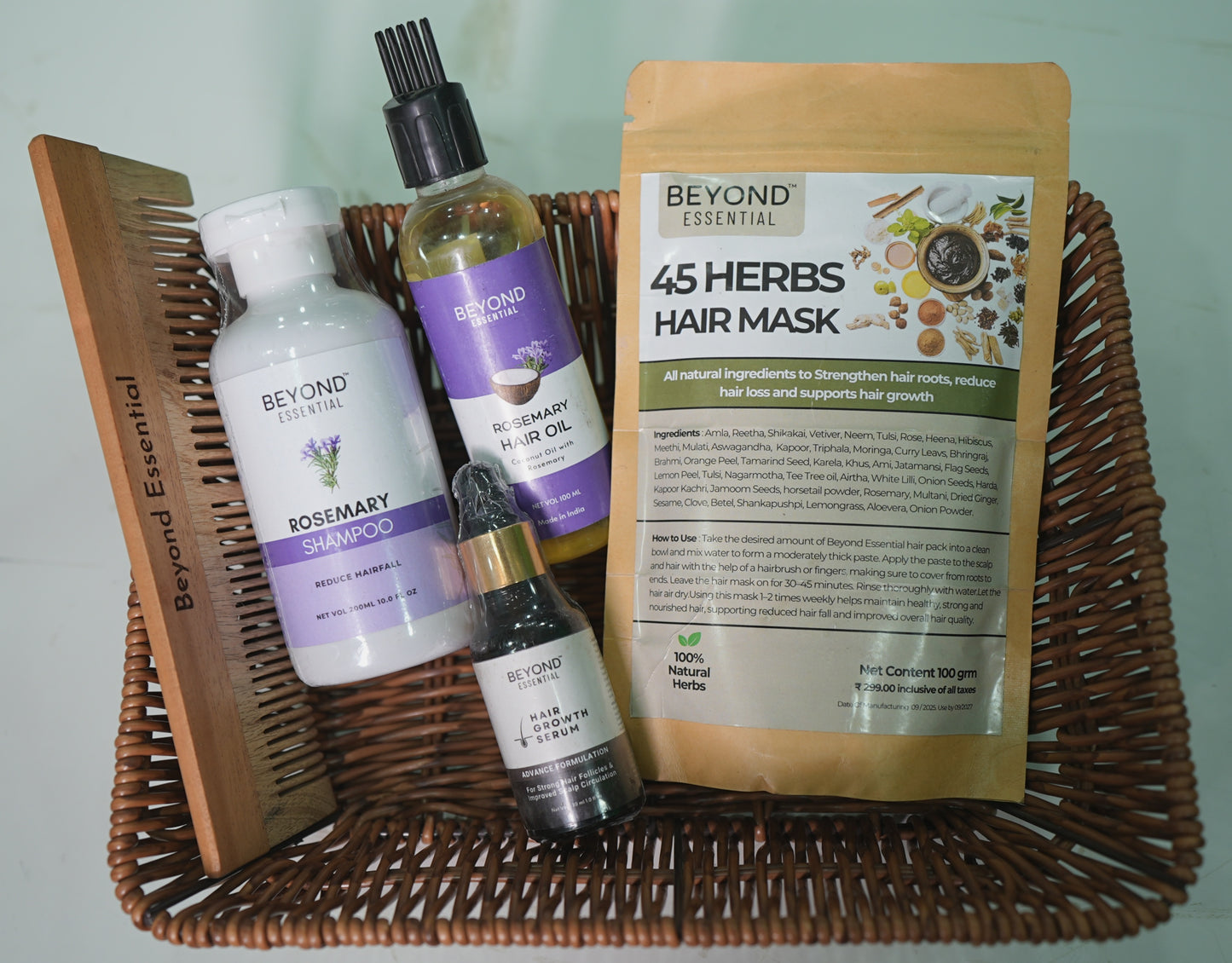 Rosemary Hair Care Combo, Boost Hair Growth, Strengthen Roots Naturally