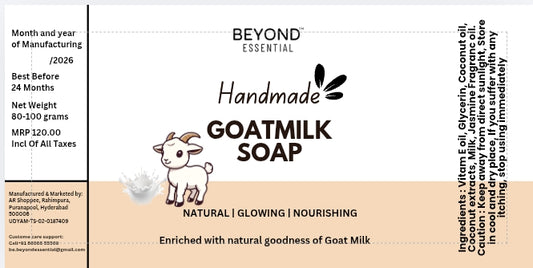 Goat Milk Soap - Natural Glow in Every Wash (Pack of 3)